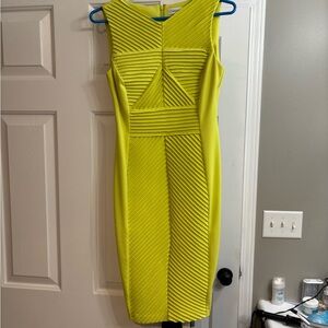 Lime Green Sleeveless Bodycon Dress